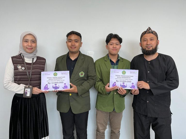 Dua Mahasiswa Teknik Elektro Unjani Raih Bantuan Biaya Pendidikan dari Bank Muamalat Tahun 2025